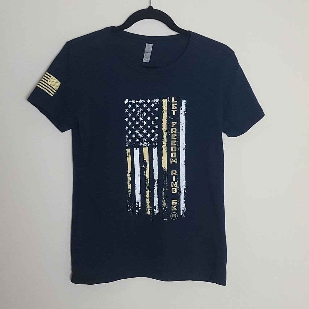 Let Freedom ring navy t-shirt